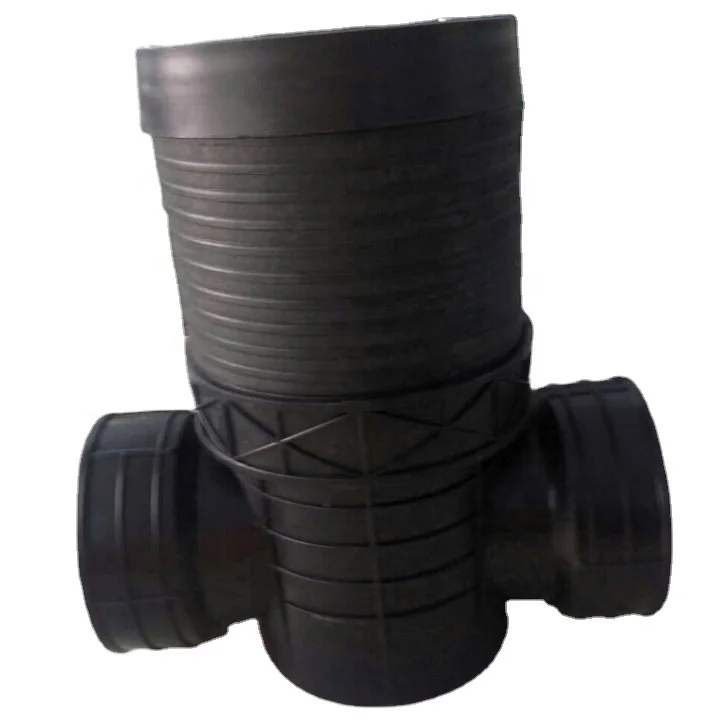 Supply HDPE Corrugated Drainage Pipe Connection Fitting Inspection Manhole Union