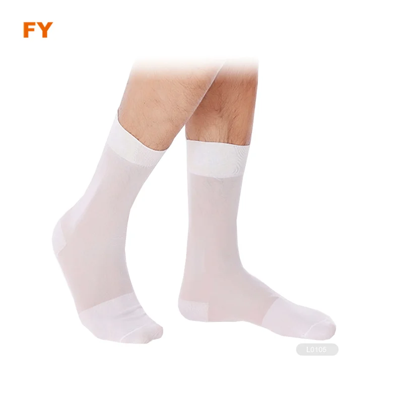 zjfy- l071定制纯粹丝绸袜子男士尼龙袜子男士 - buy silk socks men