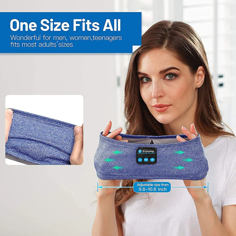 Sports Music Bluetooths Wireless Headband Sleep Band Masker Headphones