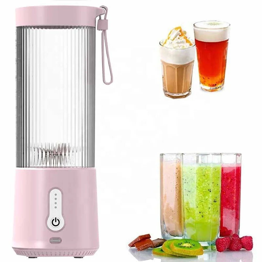 New Design Licuadora Juice Blender Portable Rechargeable Fruit Smoothie Usb Fruit Juicer Mixer Personnel Blenders