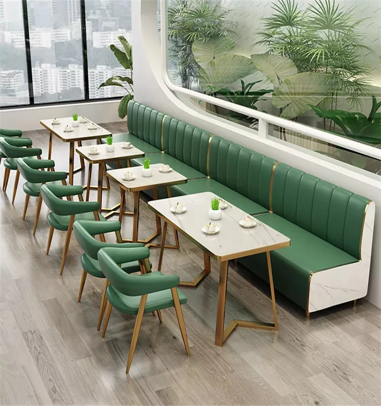 China Coffee Shop Furniture Cafe Restaurant Tables And Chairs Marble ...