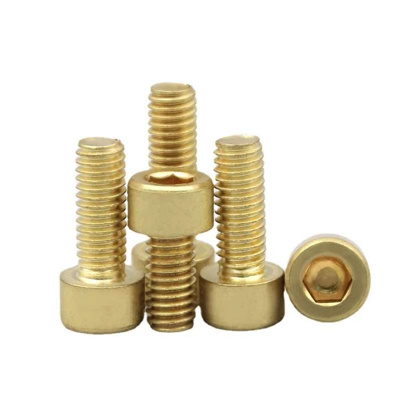Metric ISO stainless steel 8.9 grade Carbon steel plated with Color zinc Yellow zinc ASME B18.3 hexagonal socket screws