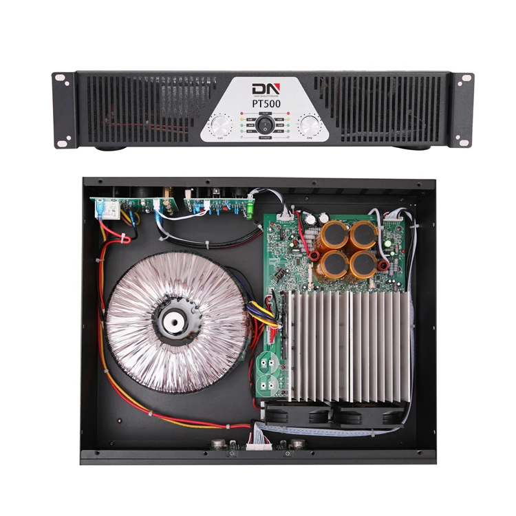 2 Channel 500W Power Amplifier for Speakers | Professional DJ