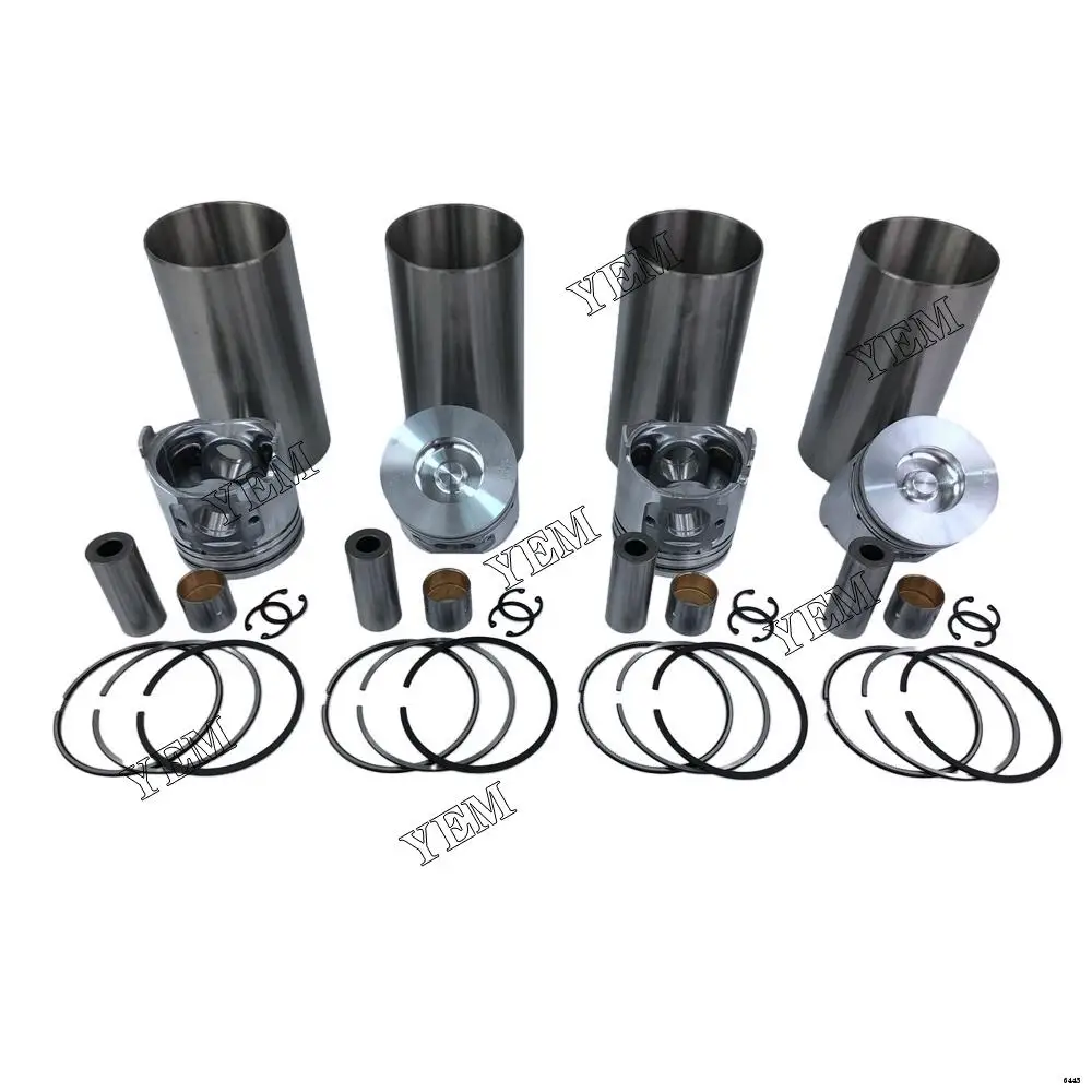 Engine Cylinder Liner Kit With Pistons Rings Liner For Yanmar 4TNV94