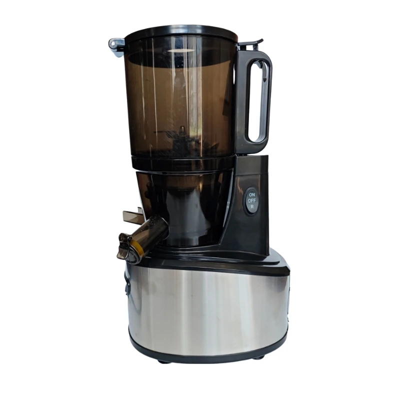 2024 New Design Stainless Housing Slow Juicer Big Mouth Juicers Kitchen Electric Juice Extractor Machine