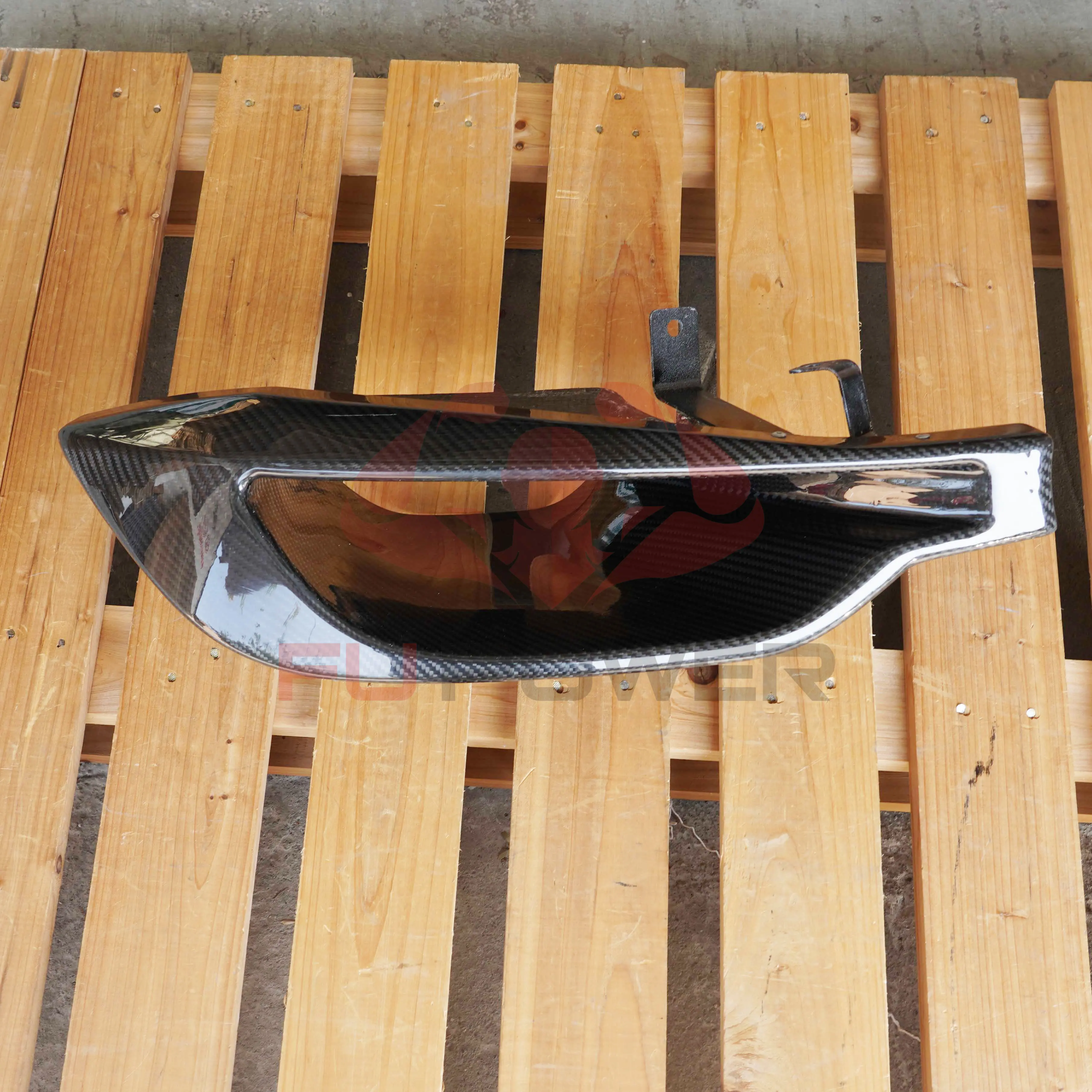 Dry Carbon Fiber Headlight Intake Lamp Delete Duct Inlet For BMW F30 Carbon Fiber Headlight Intake