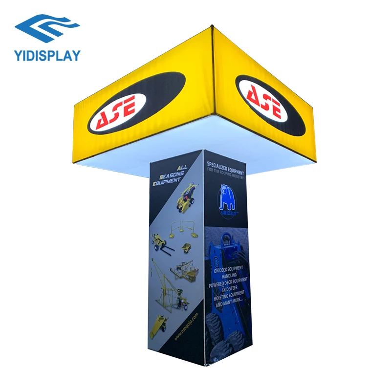 Высококачественный Алюминиевый безрамный рекламный выставочный лайтбокс с подсветкой модульный светодиодный
