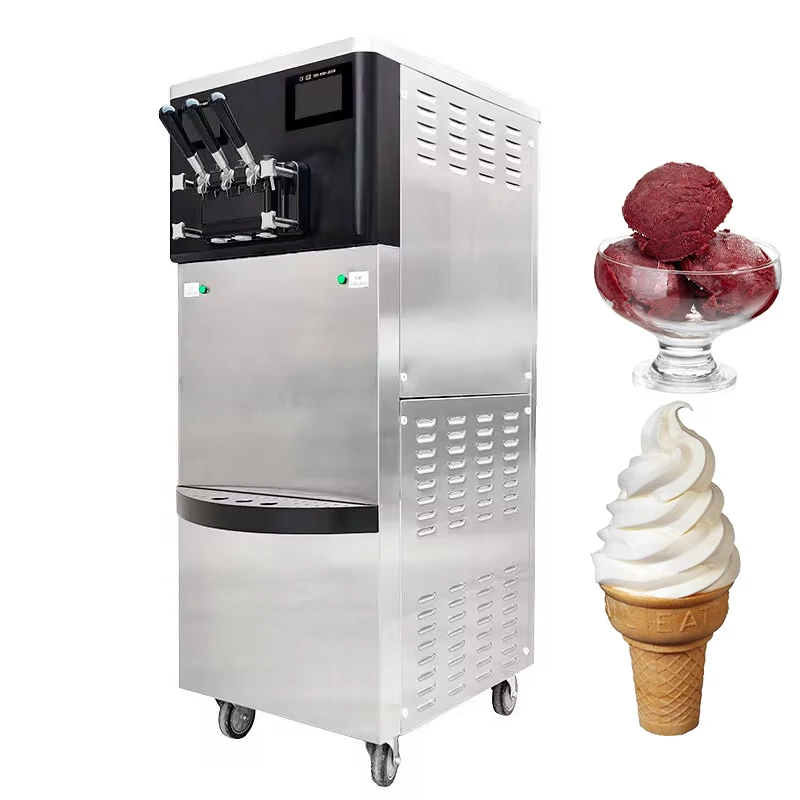 Ice Cream Maker Ice Cream Machine Large Capacity 50l/H Ice Cream Machine Soft