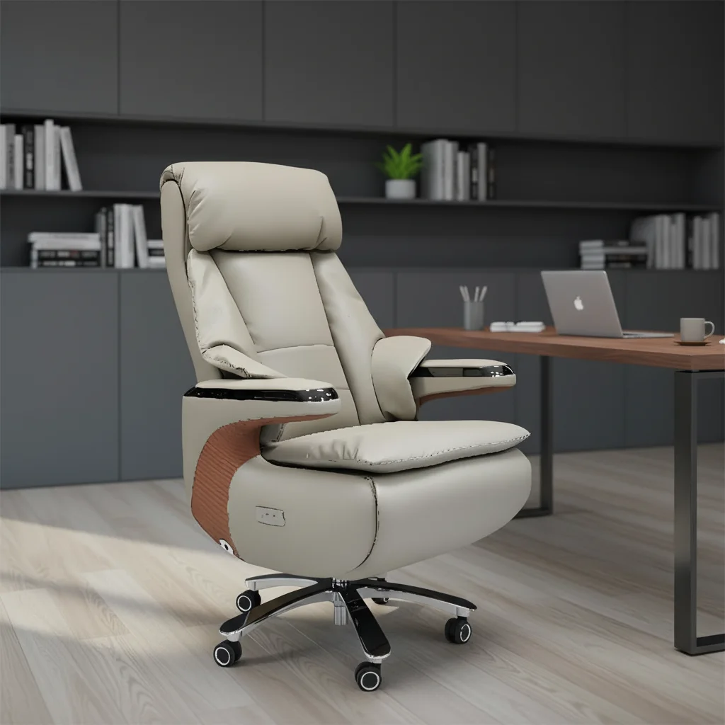 Electric Office Leather Computer Luxury Chair Modern Seat Executive Manager Swivel Chairs Furniture Set Customization Wholesale
