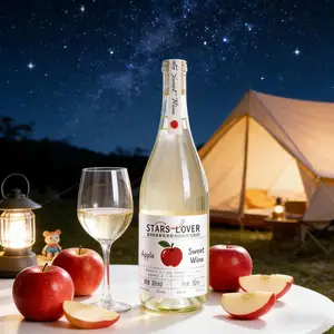 750ML 10% ABV Apple Juice Flavor Silky Rich Wine Bottles B2B Bulk Purchase Cross-Border Trade Corporate Customization Bars