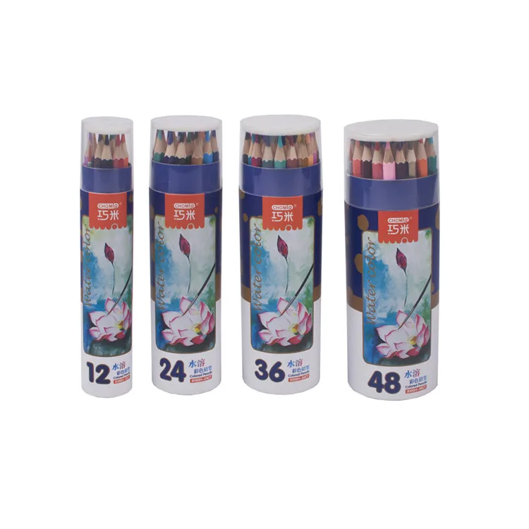 Оптовая продажа лидер продаж карандаш высокого качества 12 24 36 48 шт. акварельных красок