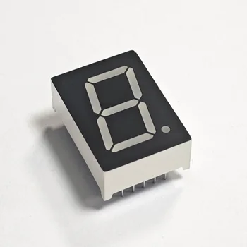 7 Segment LED Display 0.8 Inch 1 Digit Red Light Numeric Screen for Scoreboards Timers Control Panels Electronic Part