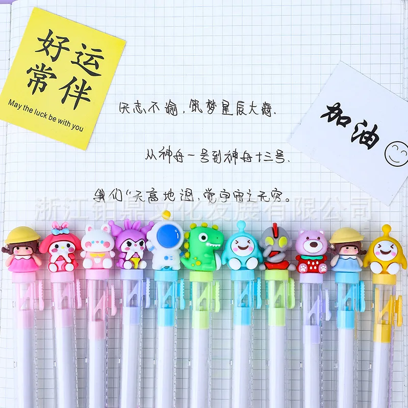Student Creative Cute Cartoon Pushpull Eraser Portable Penshaped