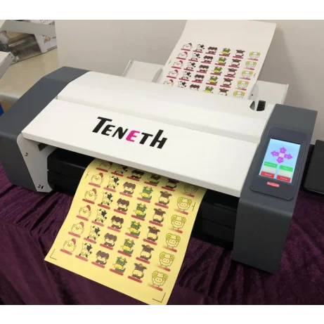 Small Digital Half Rotary Die Cut Sticker Sheet Label Cutting Machine Paper  Processing Machinery