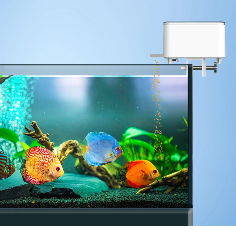 Professional Smart WiFi Remote Automatic Fish Feeder Fish Feed Machine With APP Timing Setting