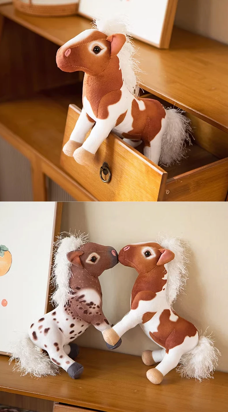 Custom Cute Horse Stuffed Animal Plush Toys Soft Stuffed Toy Pony For