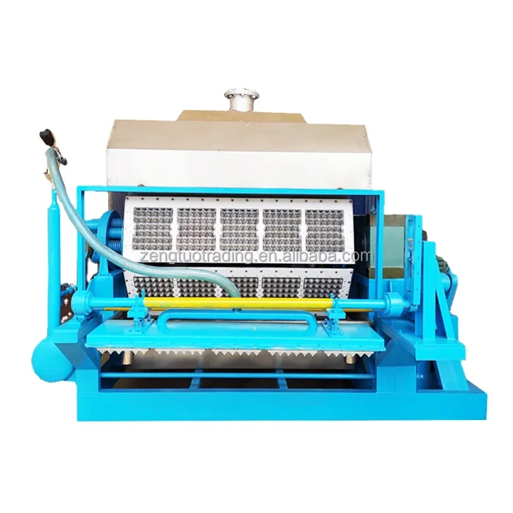 Egg Tray Forming Machinery Egg Carton Box Making Machine Using Waste Paper Agricultural Waste Rice Straw Material