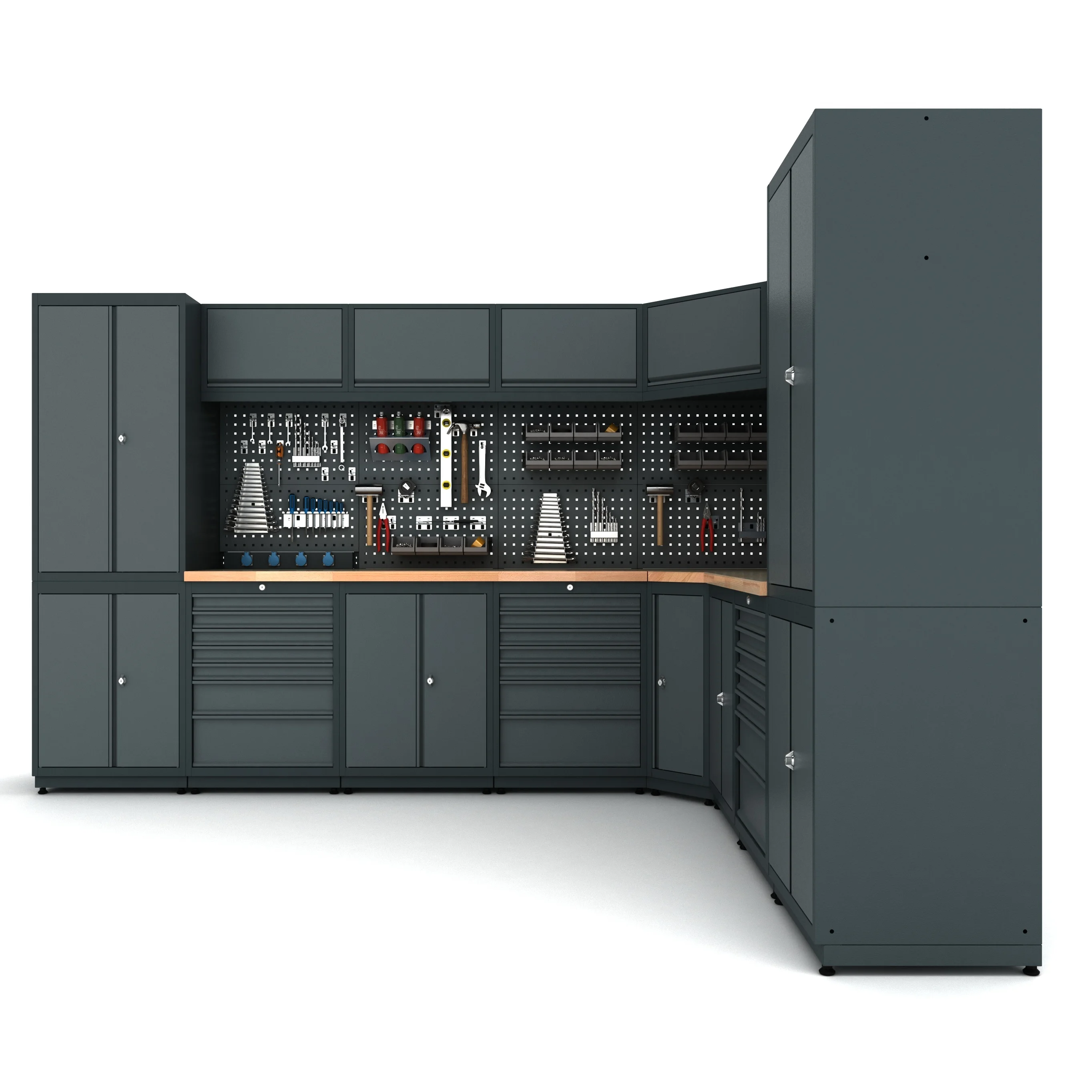 Modular Tool Cabinet System for Mechanic Garages - Bodur