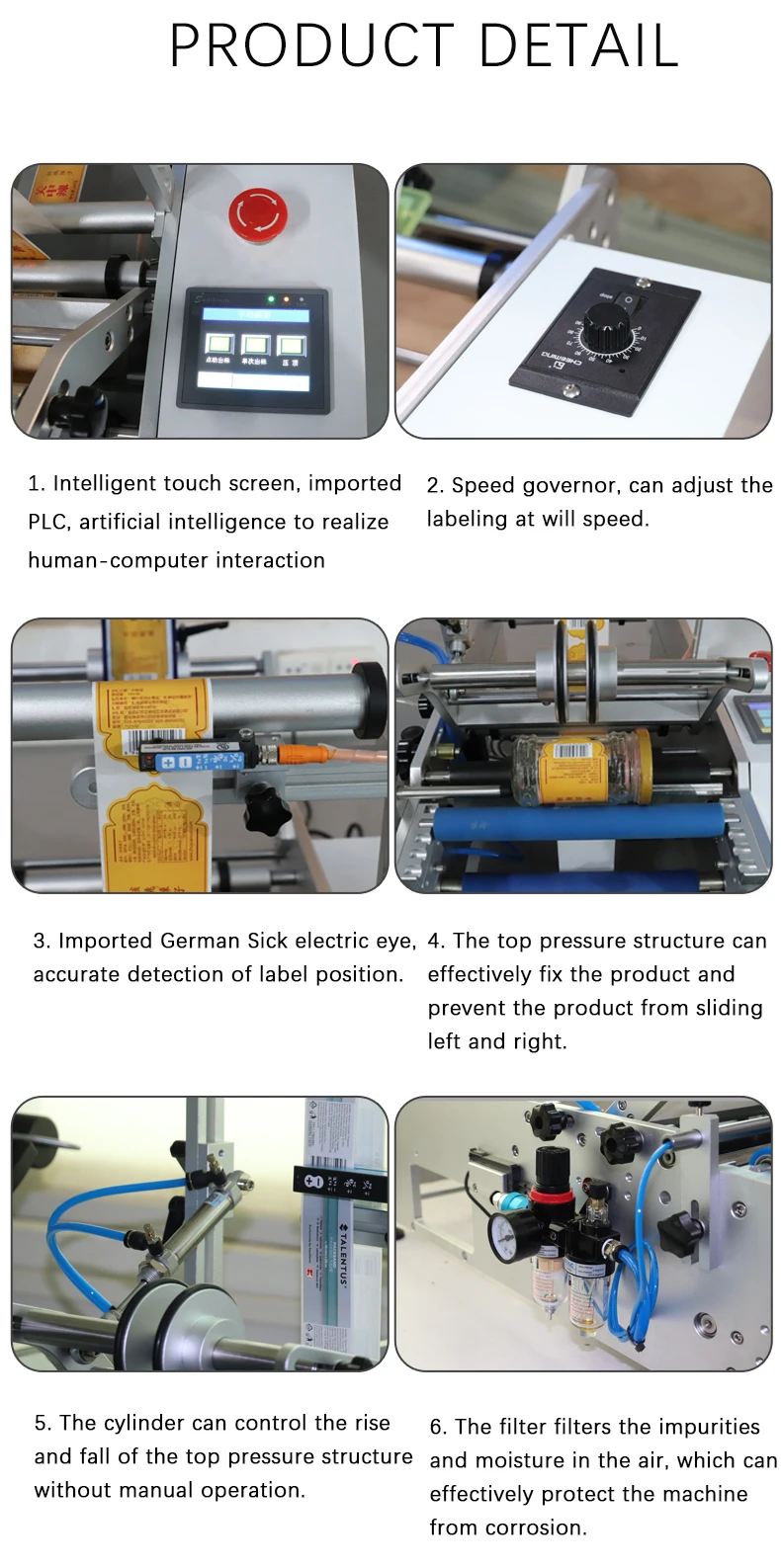 Hot Products Sold Online Tea Caddy Labeling Machine the Best Product Imports Semi Automatic Metal Tube Labeling Machine