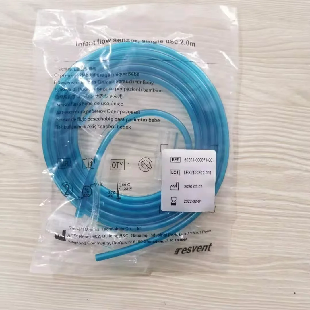 AXCENT Ventilator Flow Sensor 60201-000071-00 for Resvent RS200 RS300 Ventilation Infant Adult Pediatric
