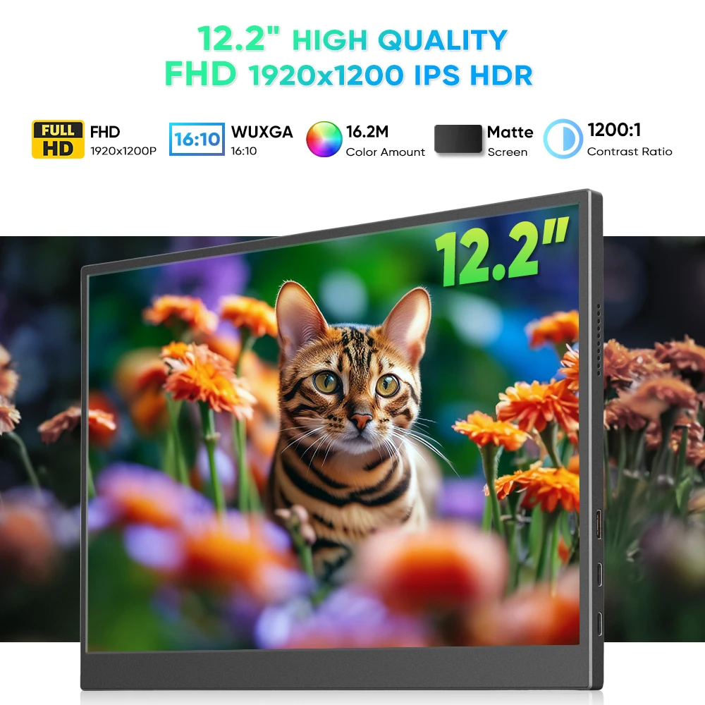 Alibaba.com: 12.2 Inch 2K HD IPS Panel PC, Portable Monitor with VESA ...