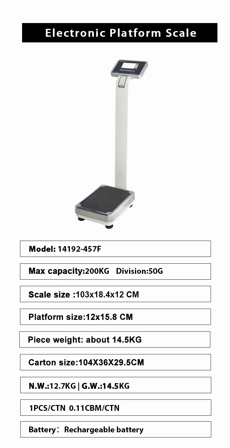Digital Body Weight Scale, For Hospital Use, Weighing Capacity: 200 Kg