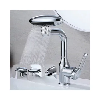304 stainless steel washbasin faucet four-speed hot and cold faucet suitable for bathroom kitchen and household