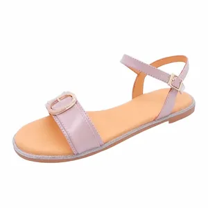 Professional Custom New Style Fashion Trend Custom Brand Leather Heel Sandals for Women and Ladies
