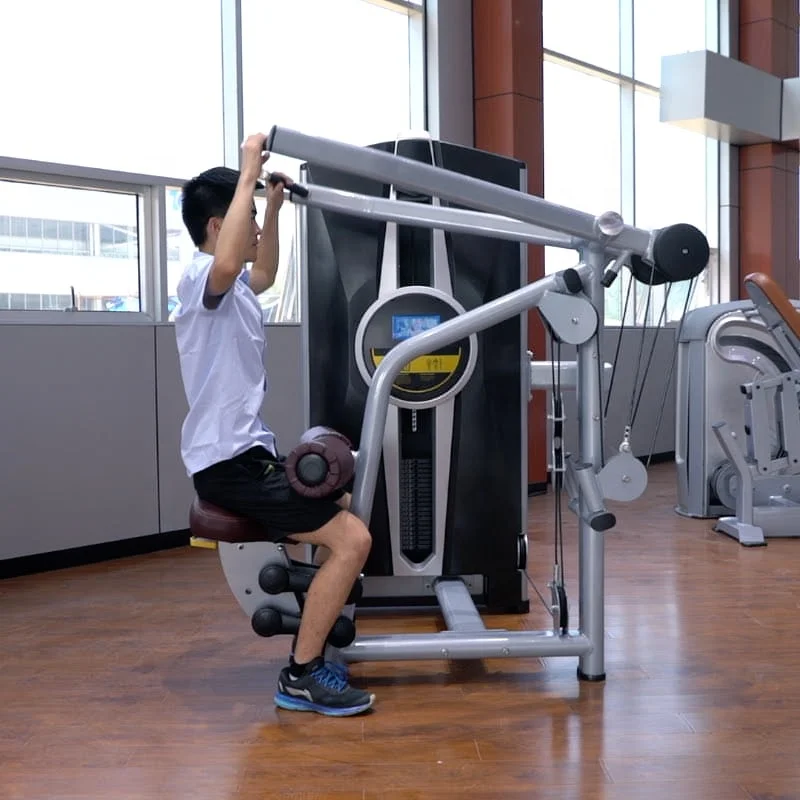 市販のジム機器ラットプルダウン & ローロー/スポーツマシン名