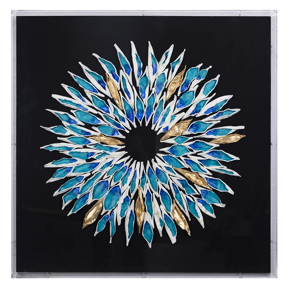 acrylic 3d wall modern art panels ceramic wall art home frames