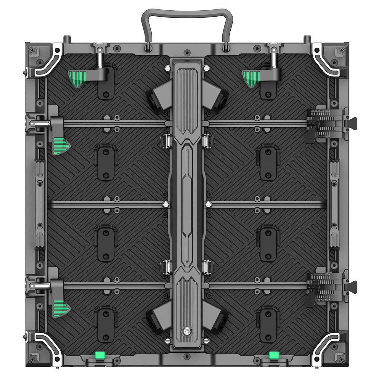 500X500-U 500X1000-U Outdoor Cabinet (Flat, curved 0-20 degree, Right Angle) 500x500x83mm 2.9KG led module 125x500mm P3.91x7.82 P3.91x3.91