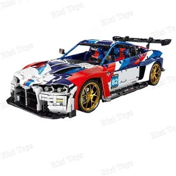 XJD JD040 1:8 Scale MOC Technical M4 Car Building Block Set