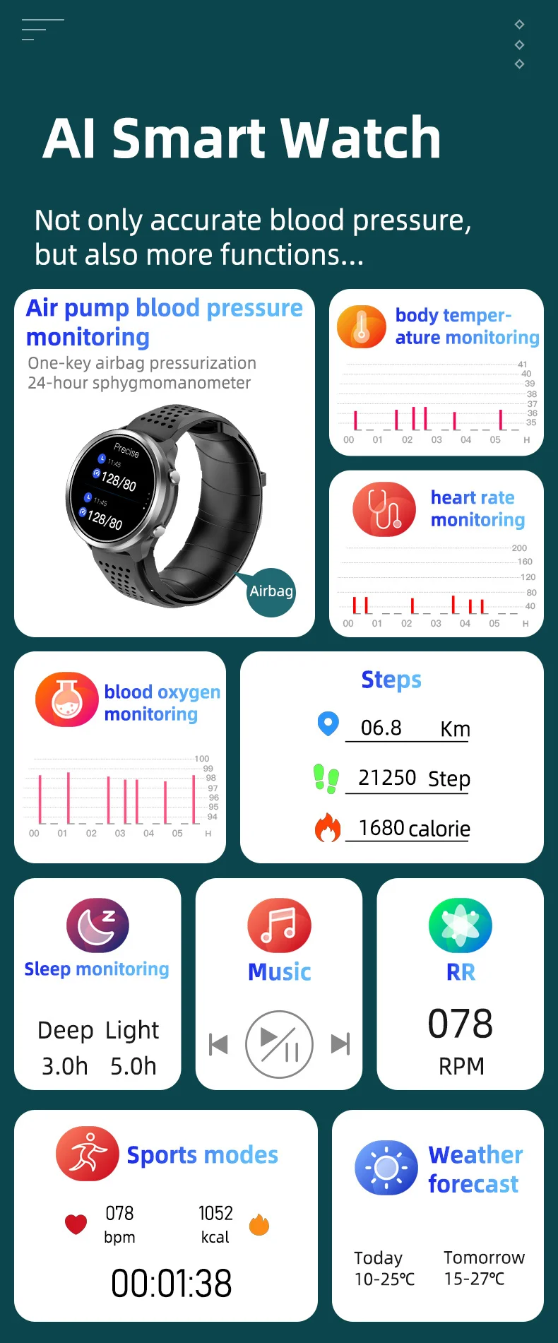 P30 Air Pump Blood Pressure Health Smart Watch Accurate Blood Pressure Blood Oxygen Temperature Healthcare Smartwatch (7).jpg