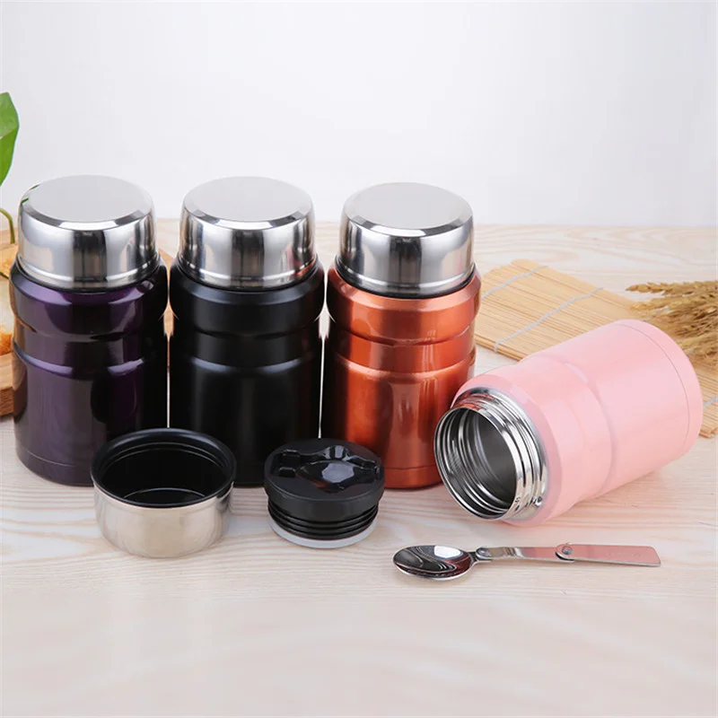 Outdoor School Wide Mouth Leak-Proof Soup Thermos Stainless Steel Vacuum Kids  Lunch Box Insulated Hot Cold Food Container 400ml - China Water Bottle and  Travel Tumbler price