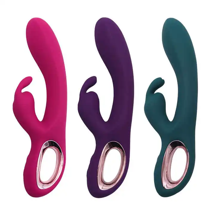 Rabbit Ears Vibrator Female Masturbator Inside and Outside Clip Massage Adult Erotic Products