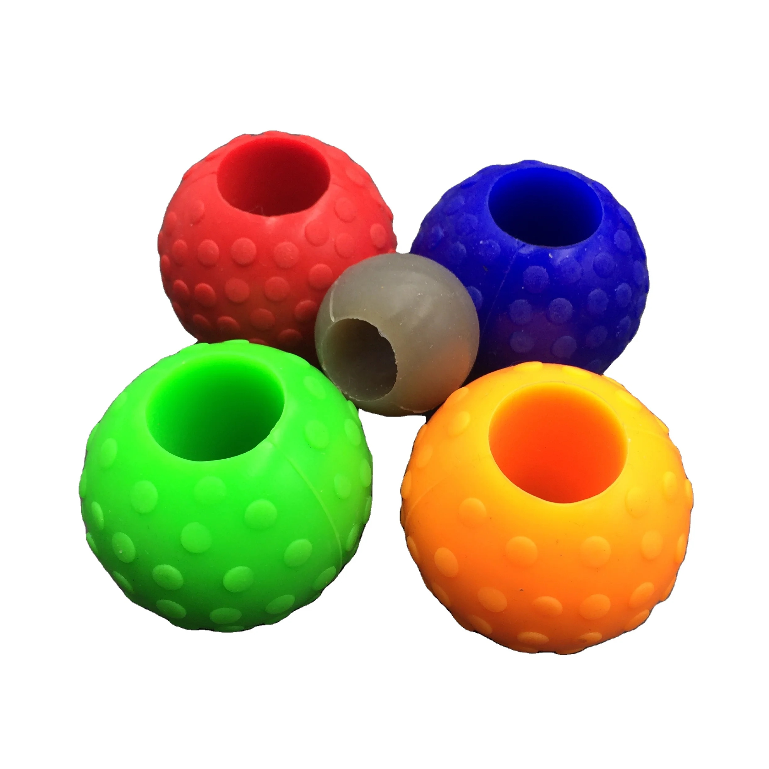food grade hole silicone rubber balls