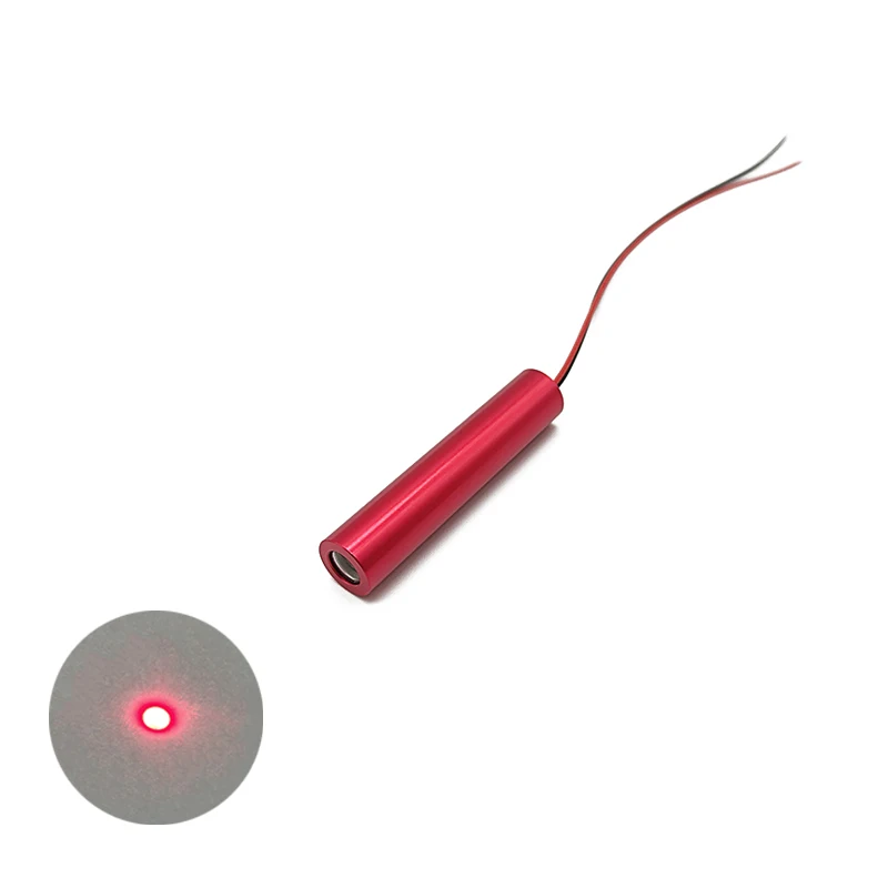 New Hot Selling Compact D10mm 650nm 1mw 5mw 10mw 3V Glass Lens Red Dot Industrial Grade MZLASER Laser Diode Module Positioning