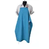 Bande gris bleu mer (lin)