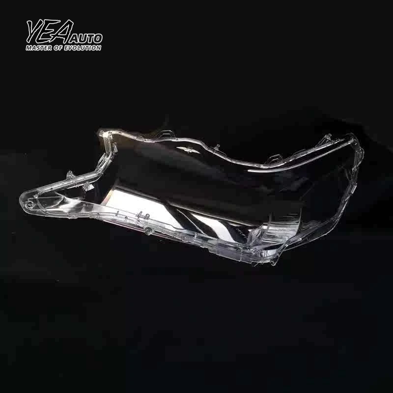 product yea auto car headlight cover lens glass for toyota land cruiser lc200 lc 200 lens cover 2016 2017 2018 pc lampshade clear shell-29