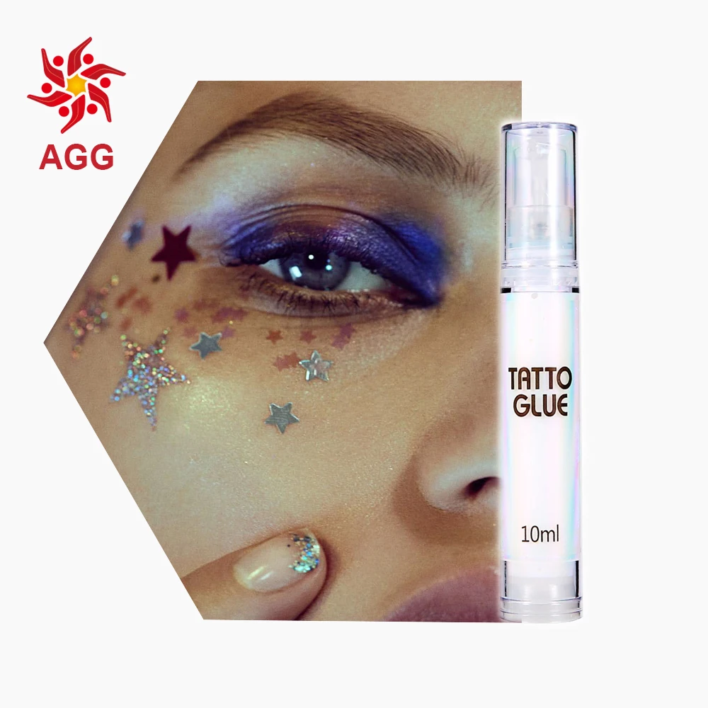 10 мл клей для татуировки боди-арта Прочный Блеск тела фиксации Белый