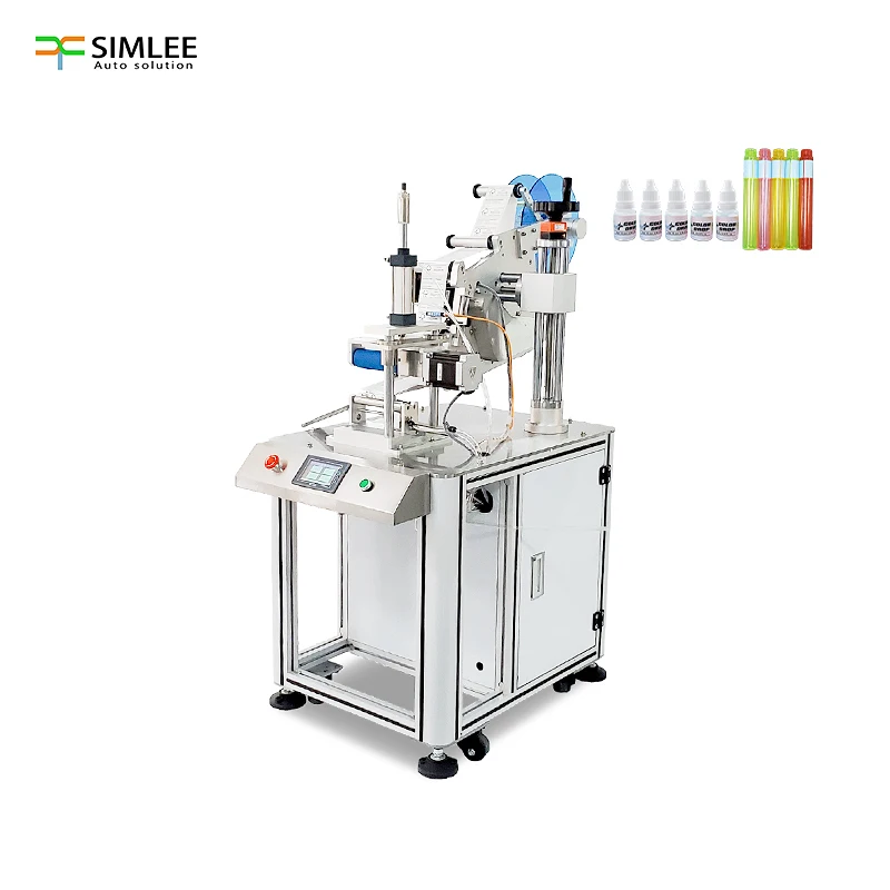 Semi Automatic Floor Type Round Bottle Labeling Machine