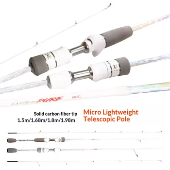 New Style White Solid Carbon Bass Fishing Rod Light Lure for Action Hard Fishing Stream ARTEMISPURE – Hard Lure – view 5