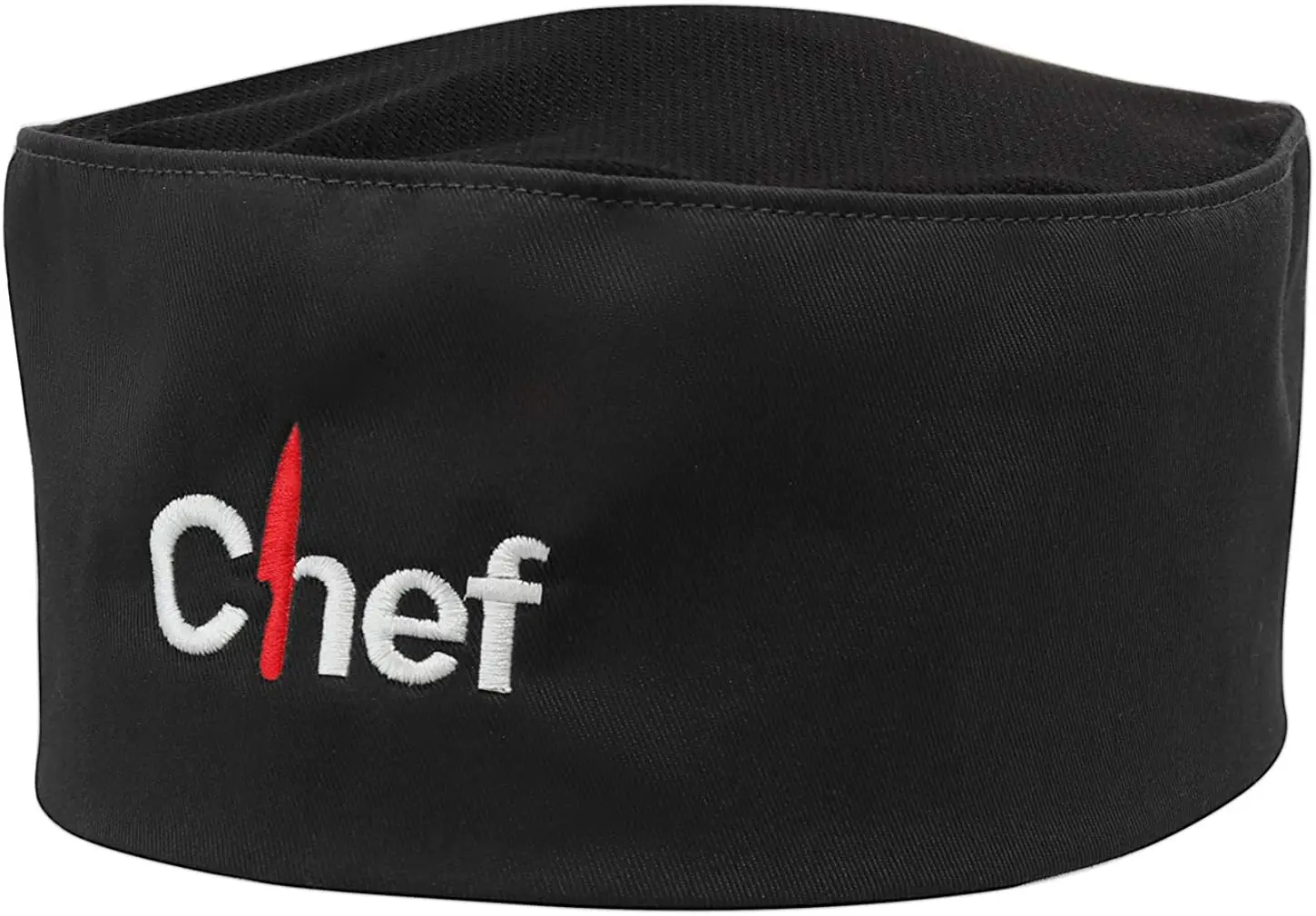 Cooking Beanie Uniform Japanese Skull Adjustable Breathable Logo Black