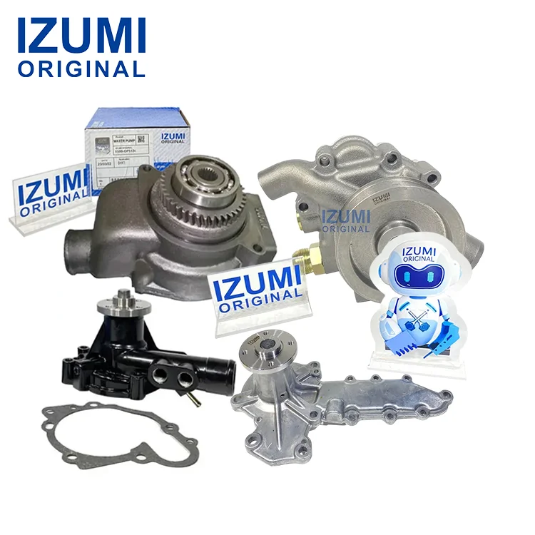 IZUMI ORIGINAL grävmaschinvattenpump 4090031 för QST30-G5- och QST30-dieselmotorer, delar till vattenpump 4096427 / 4090031