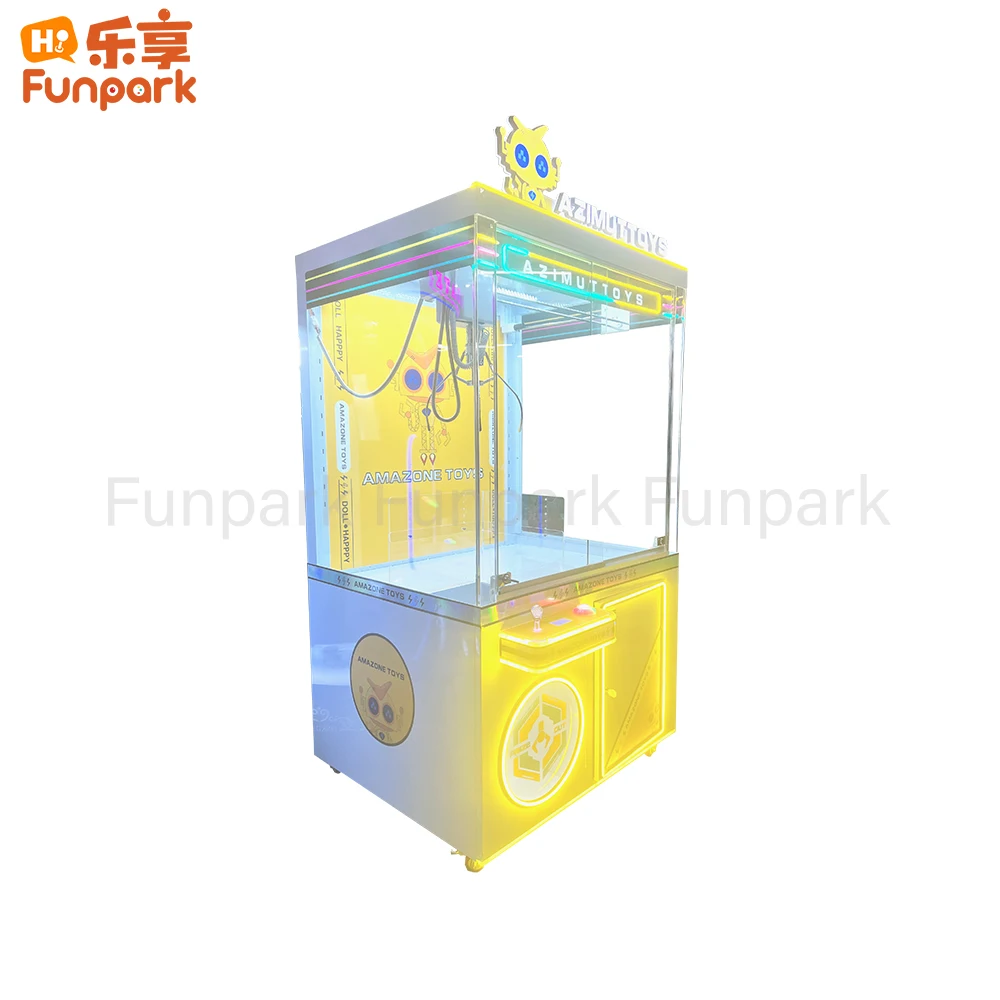 Funpark Hot Selling Coin-Operated Arcade Games Machine Fun Plush Toy Claw Crane Prize for Kids and Adults supplier