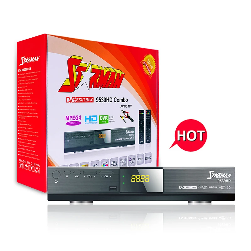 STARMAN 9539HD New Dvb s2 Decoder Sexy Hot hd Video Download English Blue Film Set Top Box