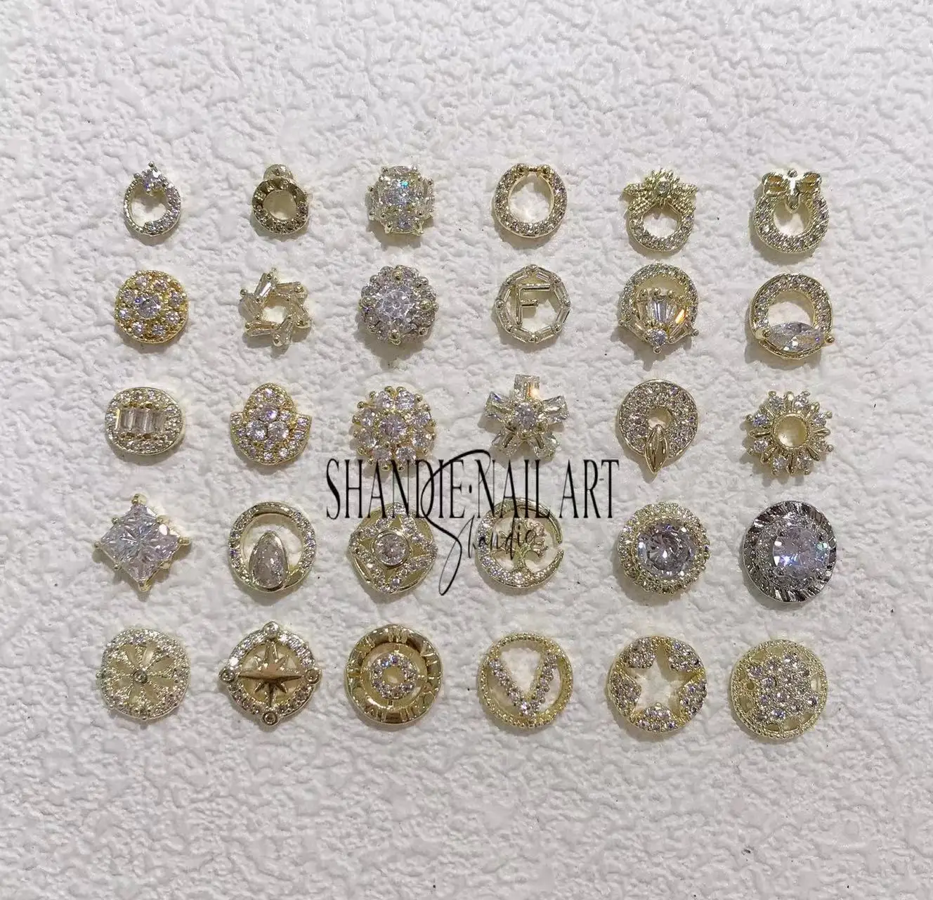 Роскошные подвески для ногтей, подвески с 3d цирконом, Разноцветные Алмазные, золотые, серебряные, циркониевые украшения для ногтей, 3d украшения для ногтей