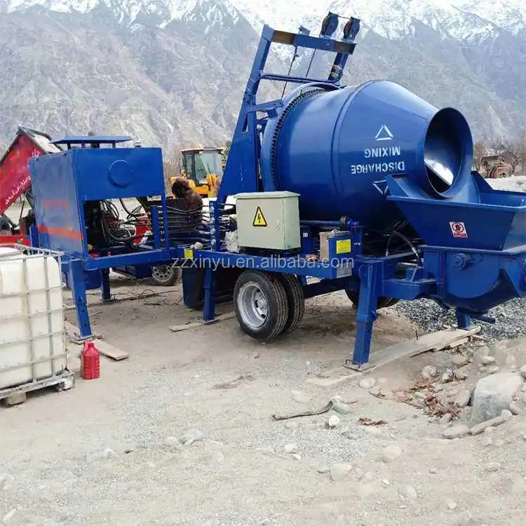 JBS30 JBS40 Concrete Mixer Pump with diesel Engine with Hopper
