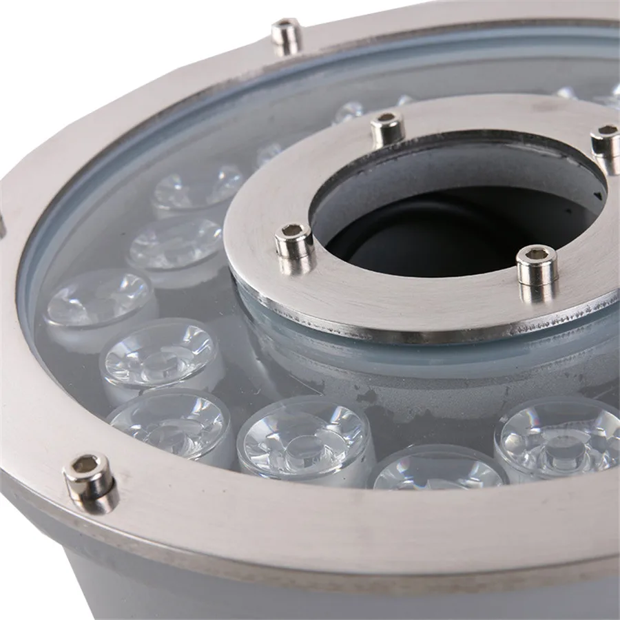 Best Price 12*3W 24V Stainless Steel LED Underwater Lamp for FouZILBains