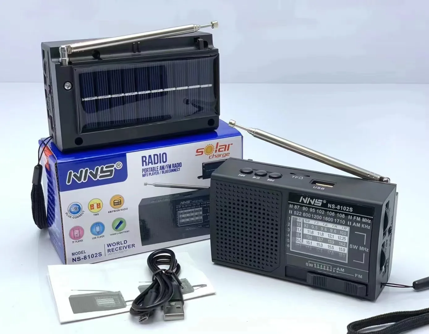 RADIO SOLAR NS-2030S BT - New Asia